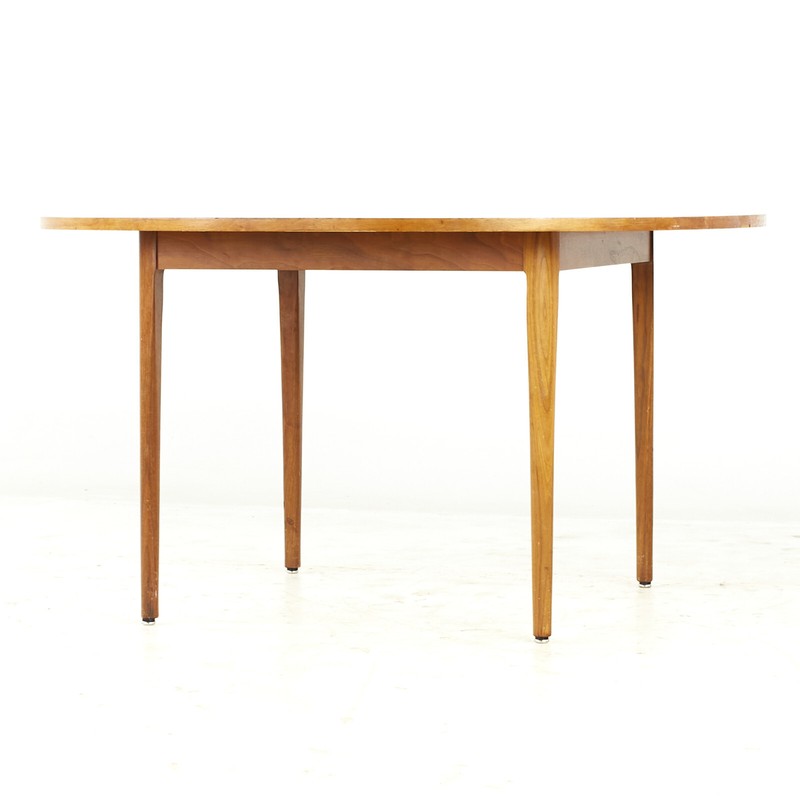 Kipp Stewart for Drexel Declaration Mid Century Walnut Dining Table gallery