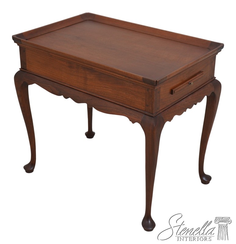 F63980: Bench Made Solid Walnut Tea Table