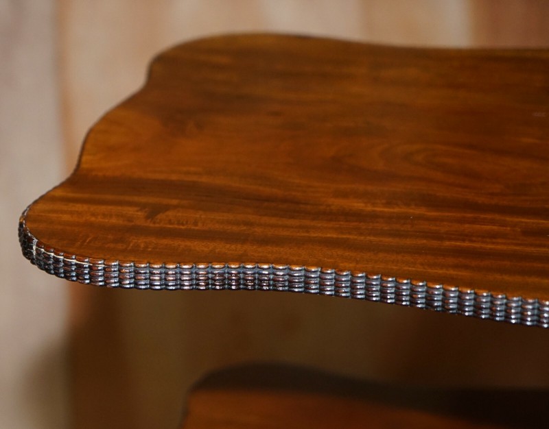 RESTORED ANTIQUE GILLOWS CUBAN MAHOGANY DUMB WAITER METAMORPHIC OCCASIONAL TABLE gallery