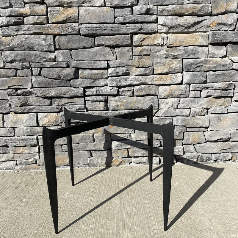 Fritz Hansen 1950s Danish Mid Century Modern Teak Folding Tray Table No TRAY gallery