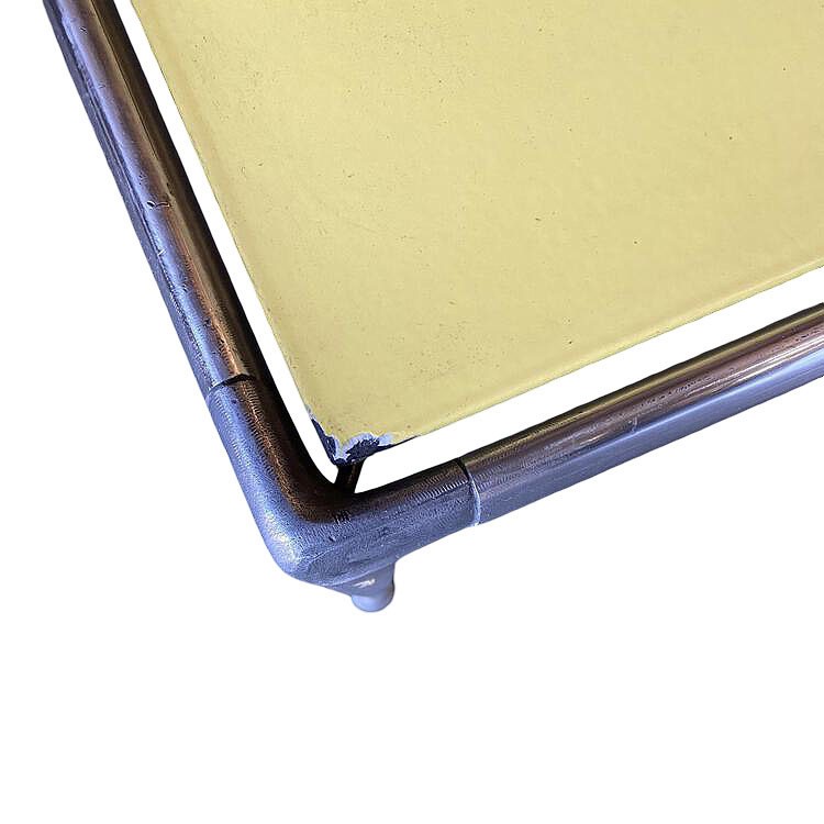 Mid Century Aluminum Dining Table w/ Enameled Tabletop by Richard Shultz, 1966 gallery