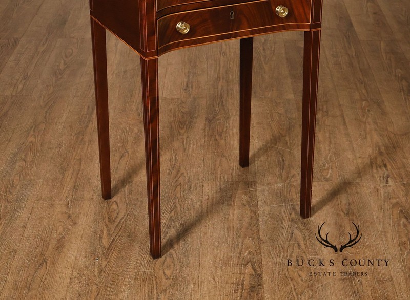 Stickley Colonial Williamsburg Mahogany Inlaid Federal Style End Table gallery