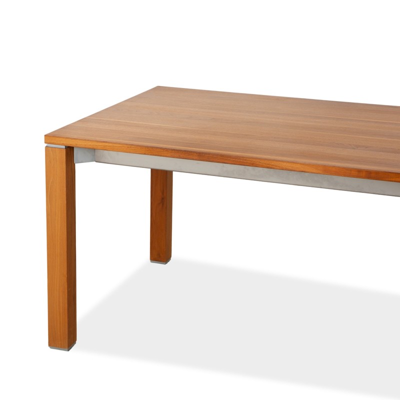 Team 7 Wooden Dining Table Brown Extendable Function gallery
