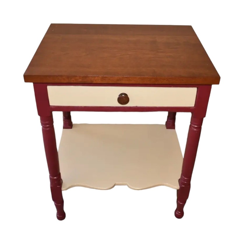 Antique Restored Side Table, Bedroom Night Stand