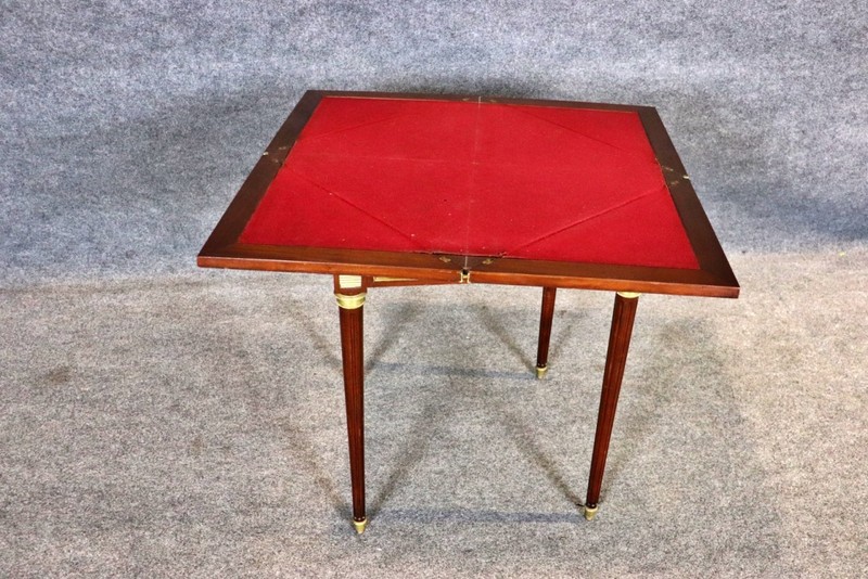 19th century Bronze Mounted Louis XVI French Napkin Table gallery