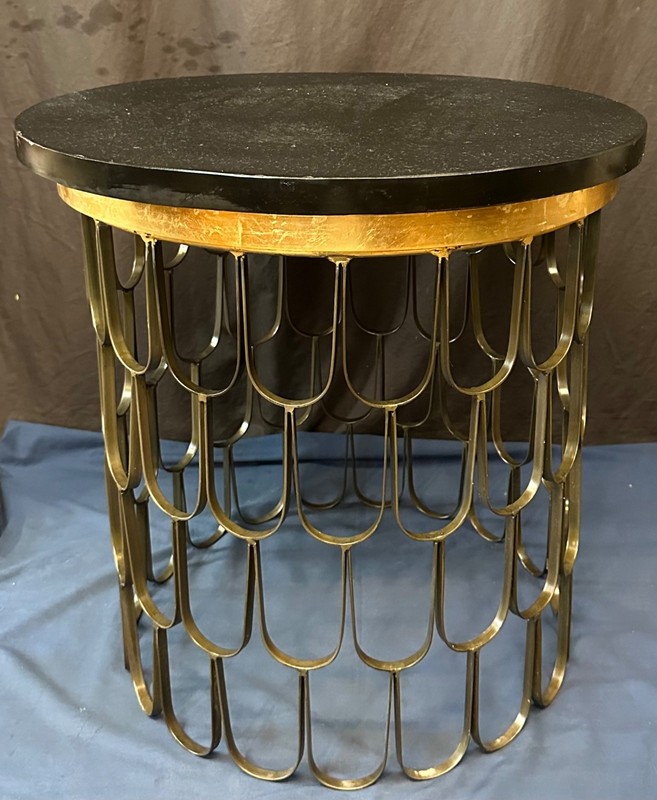 Paul Evans Fish Scale & Slate Table