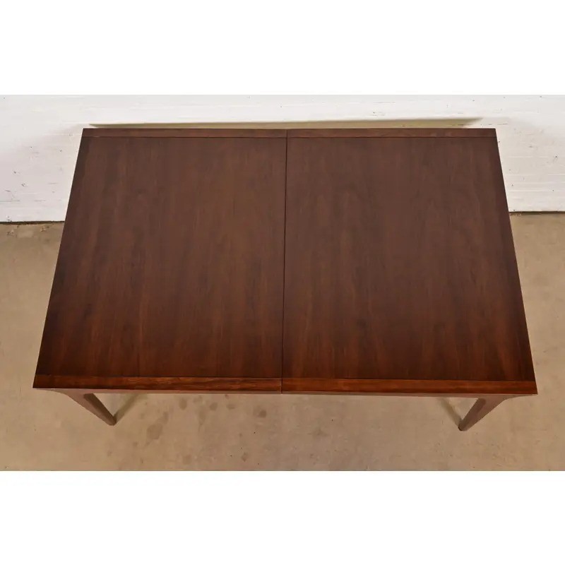 John Van Koert Mid-Century Modern Extension Dining Table, Newly Refinished gallery