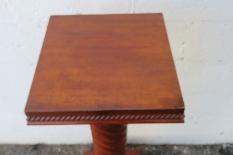 Early 1900s Spindle Plant Statue Stand 5896A gallery