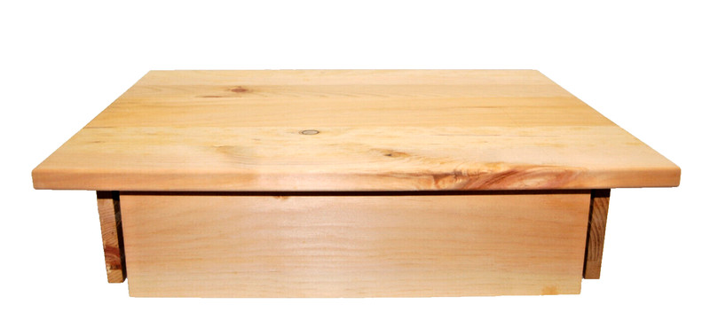 S.J. Bailey & Sons Mastercraft Unfinished Pine Wood Side Table Vintage New L2867 gallery