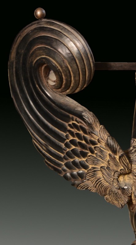 Empire style console leg. Resin. 20th century. gallery