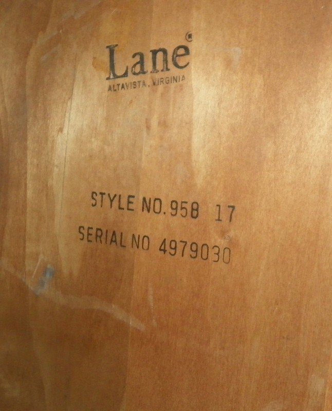 Mid Century Lane Walnut End Table / Coffee Table (RP-(CT-93) (LA-25) gallery