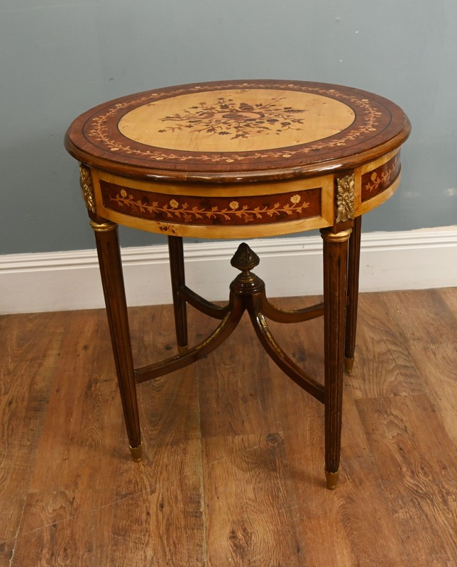 Louis XVI Side Table Inlay Occasional gallery
