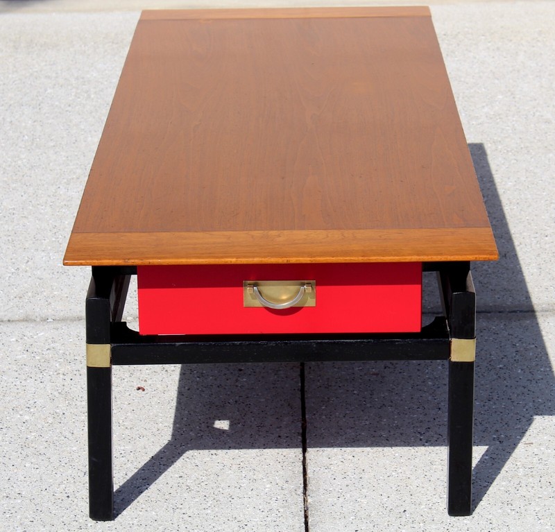 Mid-Century Modern Asian-Inspired Coffee Table by Michael Taylor Style for Baker gallery