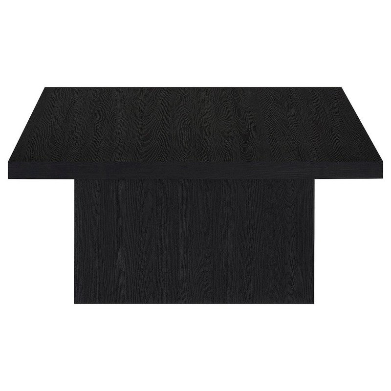 Devar Square Engineered Wood Cocktail Coffee Table Black gallery