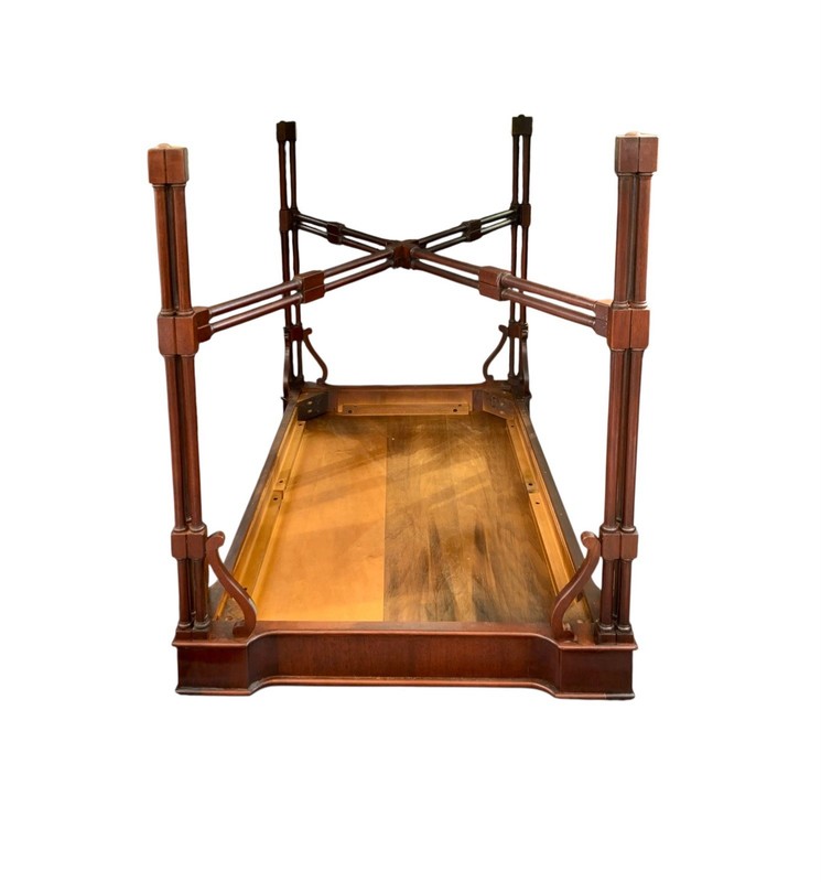 Table Drexel Heritage Brand Chippendale Style Mahogany Wood Vintage Decor gallery