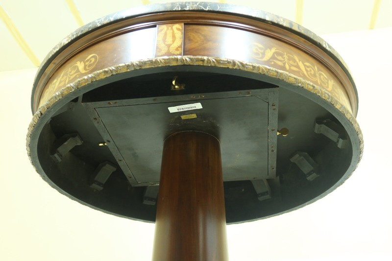 L53203EC: MAITLAND SMITH Round Marble Top Empire Style Center Table gallery