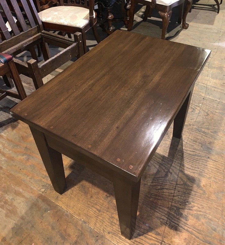 Antique Pine Dining Table or Desk, Refinished gallery