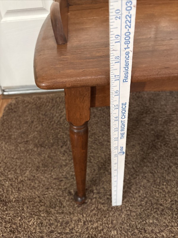 VTG-solid is Maple Coffee Table-MCM-heavy gallery