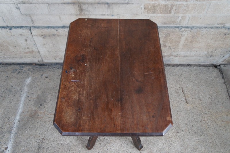 Antique Victorian Eastlake Walnut Rectangular Parlor Side End Table gallery