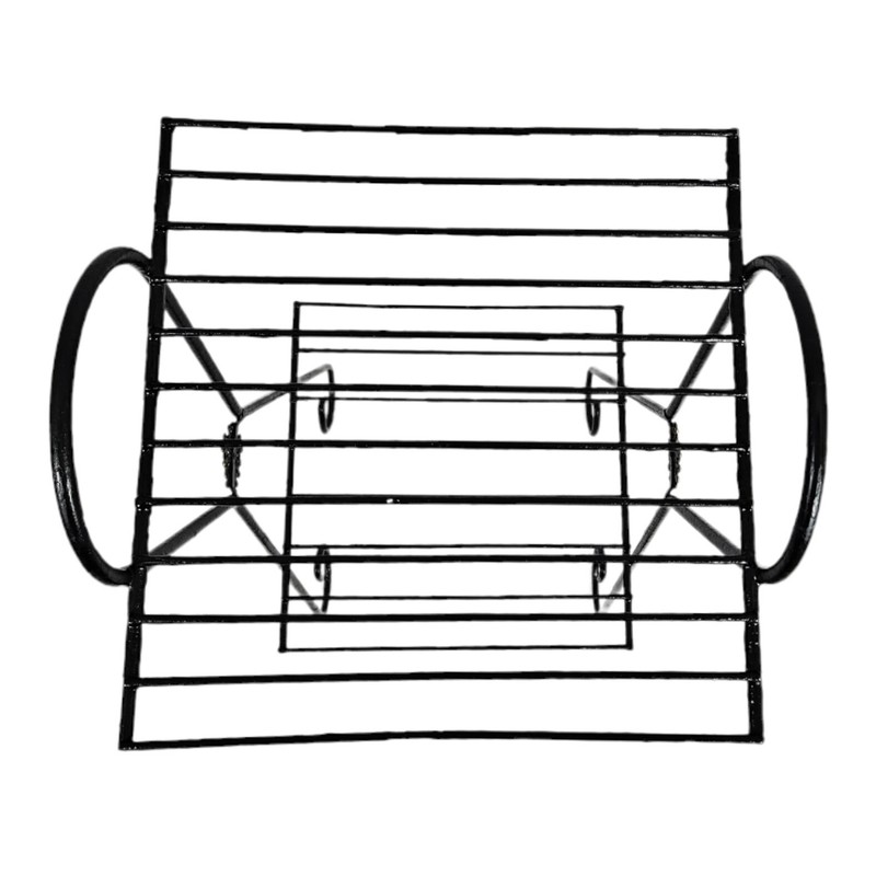 Vintage Metal Wire Table Plant Stand Atomic Starburst Mid-Century Modern Retro gallery