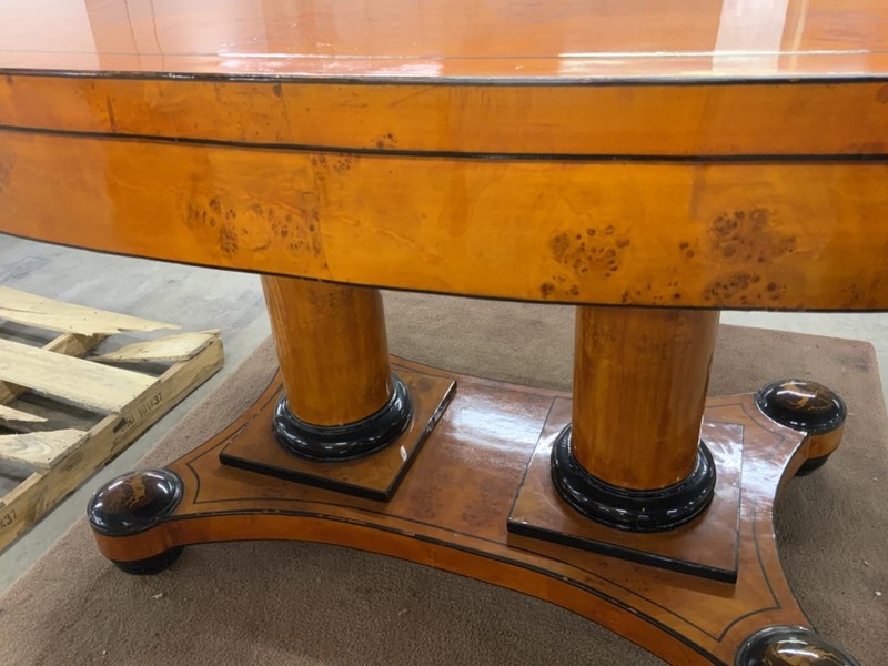 Mid-Century Swedish Biedermeier Style Center Hall Table gallery