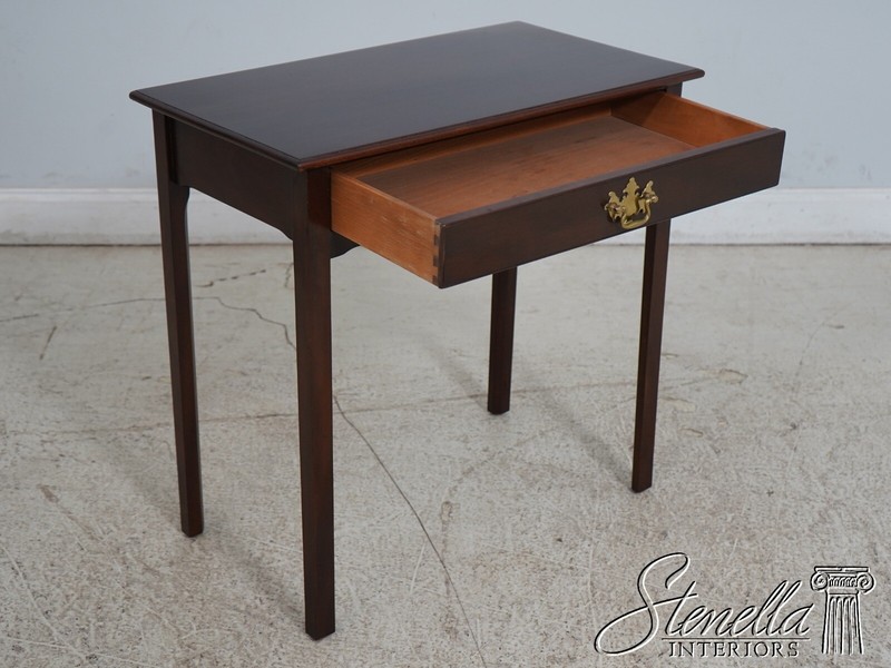 L65262EC: KITTINGER 1 Drawer Colonial Williamsburg WA-1014 Mahogany Entry Table gallery