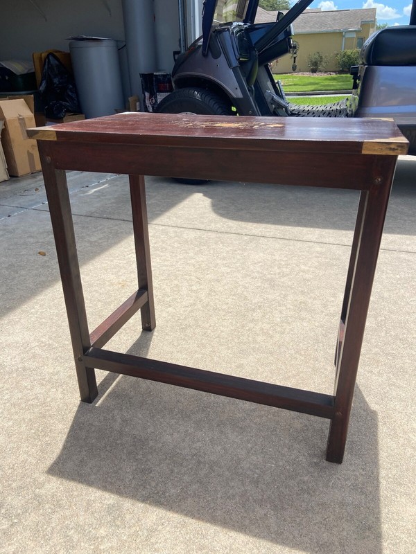 Vintage Indian Handcrafted Inlay Side Table gallery