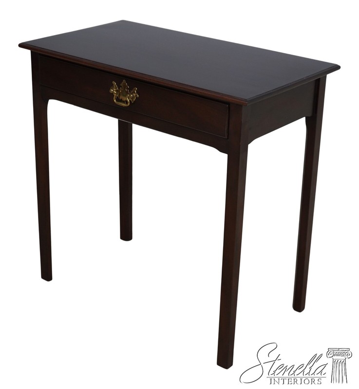 L65262EC: KITTINGER 1 Drawer Colonial Williamsburg WA-1014 Mahogany Entry Table
