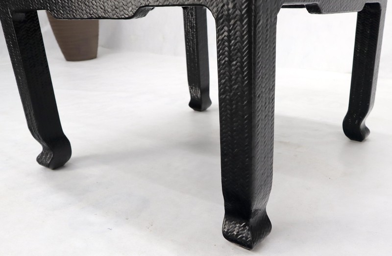 Mid-Century Modern Cloth Wrapped Square Side End Table gallery