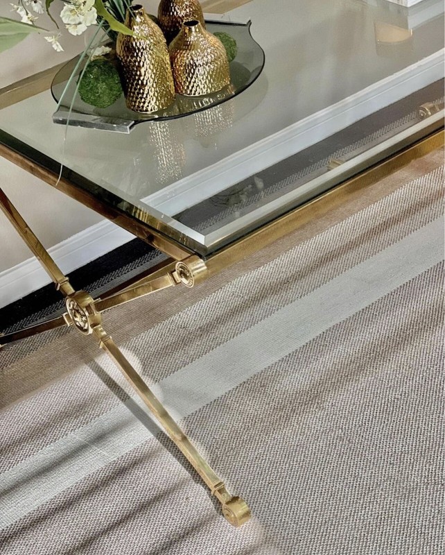 Hollywood regency Style Neoclassical Coffee Table gallery