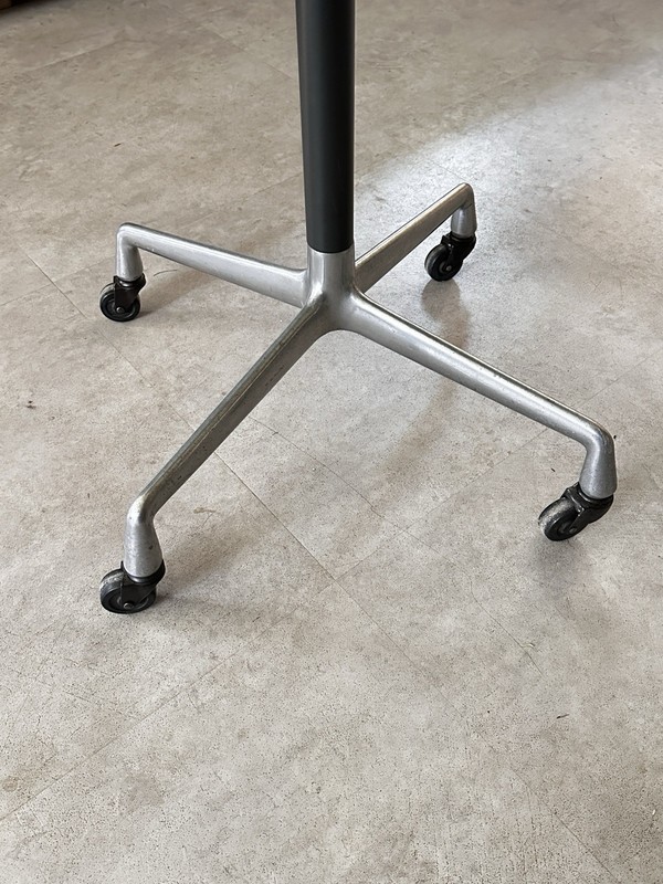 Eames For Herman Miller Aluminum Group Rolling Side Table Vintage Mid Century gallery