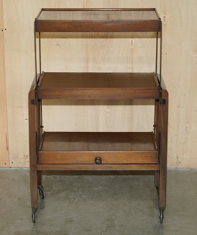 STUNNING ANTIQUE EDWARDIAN BCM ADAP-TABLE BAKERS SHELF BOOKCASE OCCASIONAL TABLE gallery