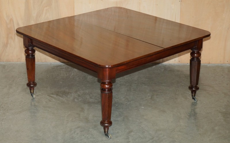 FULLY RESTORED ANTIQUE WILLIAM IV CIRCA 1830 4-12 PERSON EXTENDING DINING TABLE gallery