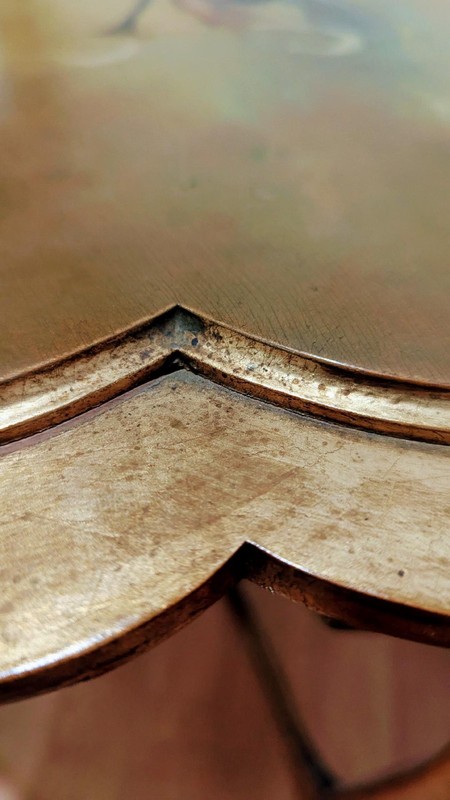 Antique French Louis XV Style Hand Painted Side Table gallery