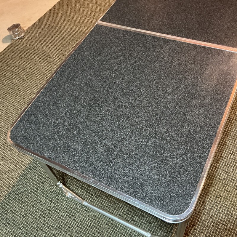 Vintage Coleman FOLDING TABLE Aluminum CAMPING, TAILGATE Table 48” x 24” w BOX gallery