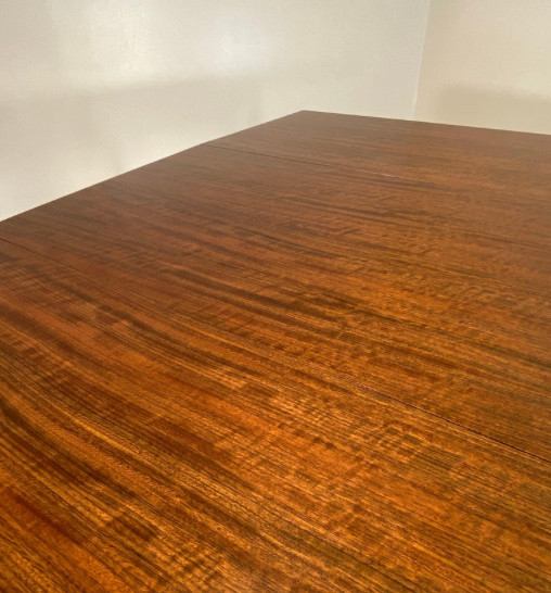 Pristine Milo Baughman Drexel Dining table Drop leaf vintage modernist gallery