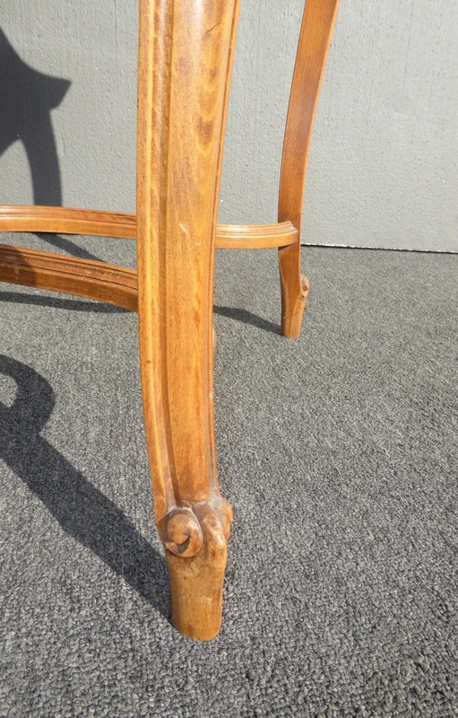 Vintage French Provincial Side Entry Table Solid Wood gallery