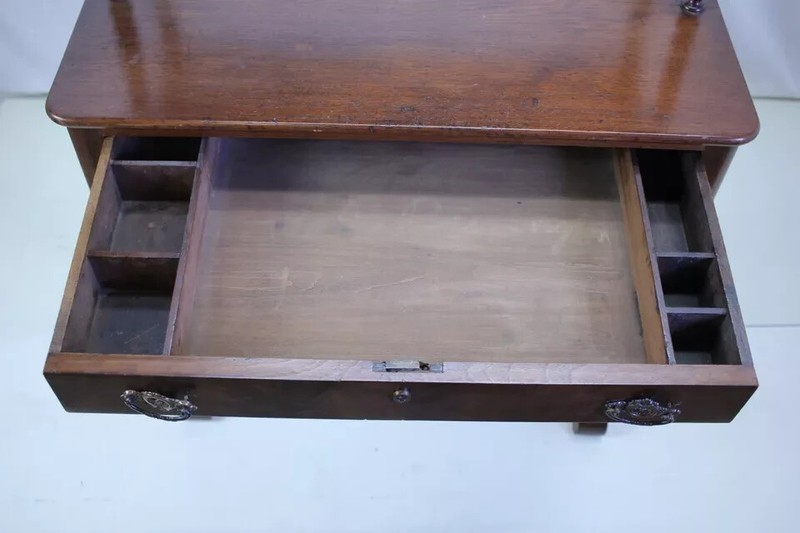 19th Century Victorian Cabinet With Shelves and Compartmentalized Drawers gallery