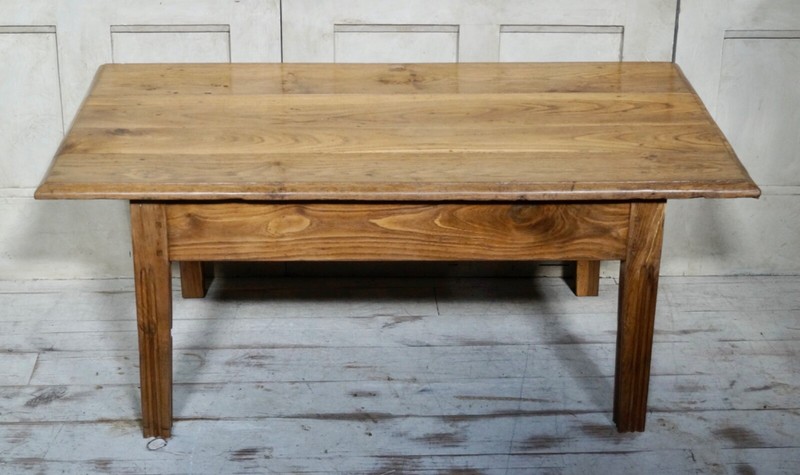 Antique French Chestnut Occasional Table
