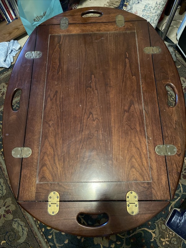 Pennsylvania House Coffee Table Cherry Vintage Butler Tray