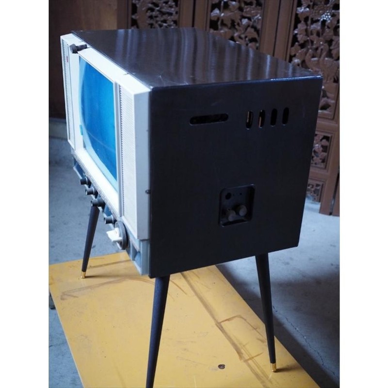 National Retro TV K Size Used Japan Mid-Showa Era H17741 gallery