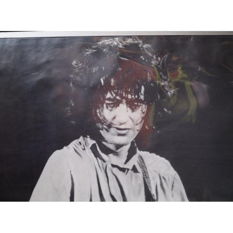 Jimmy Page Poster Frame 1970s Original Koro-ten Japan Exhibition E (35.4cm gallery
