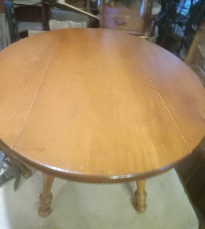 Mid Century Maple Sprague & Carleton Dropleaf Coffee Table gallery