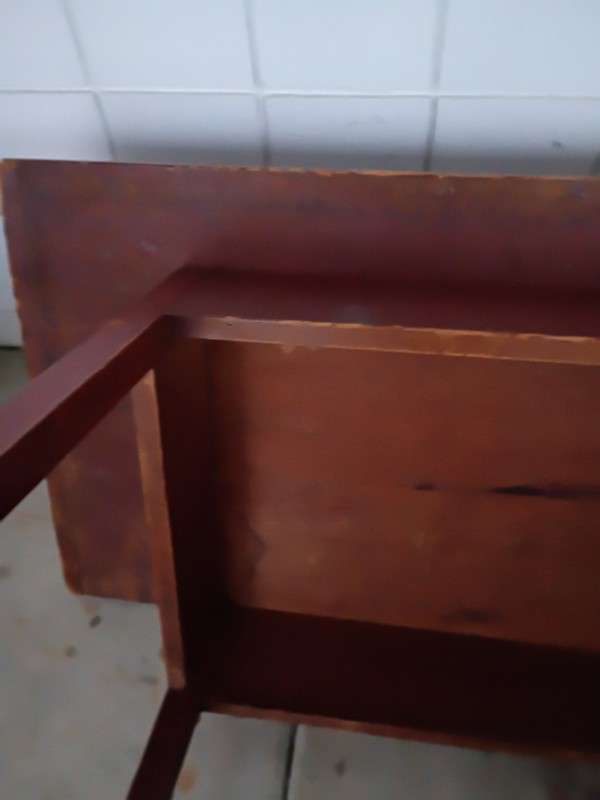 American Pine 1 board Top tavern table pegged 42L 26"h 23"d Desk work we deliver gallery