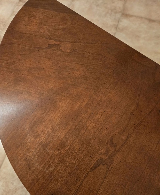Bombay half moon table unique 1996 beautiful detailed antique gallery
