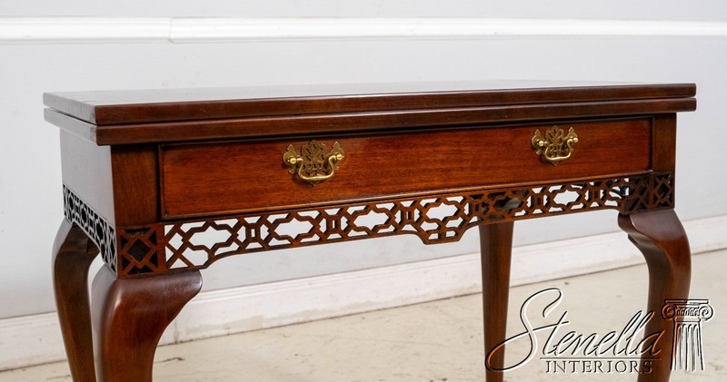 L70102: WELLINGTON HALL Ball & Claw Mahogany Flip Top Hall Table gallery