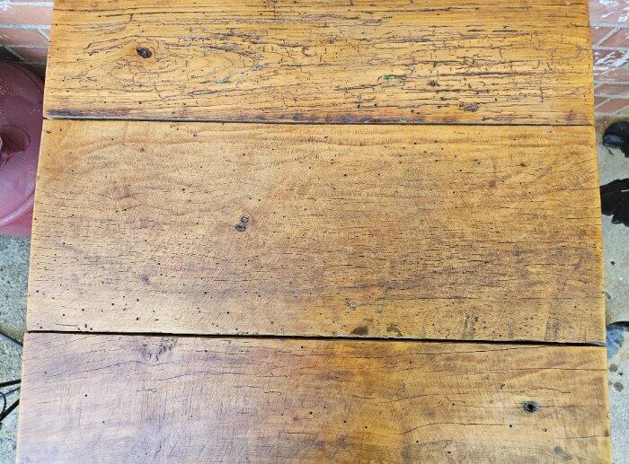 Vintage Heavy Butcher Block Wood Plant Fern Stand Side Table Handmade gallery
