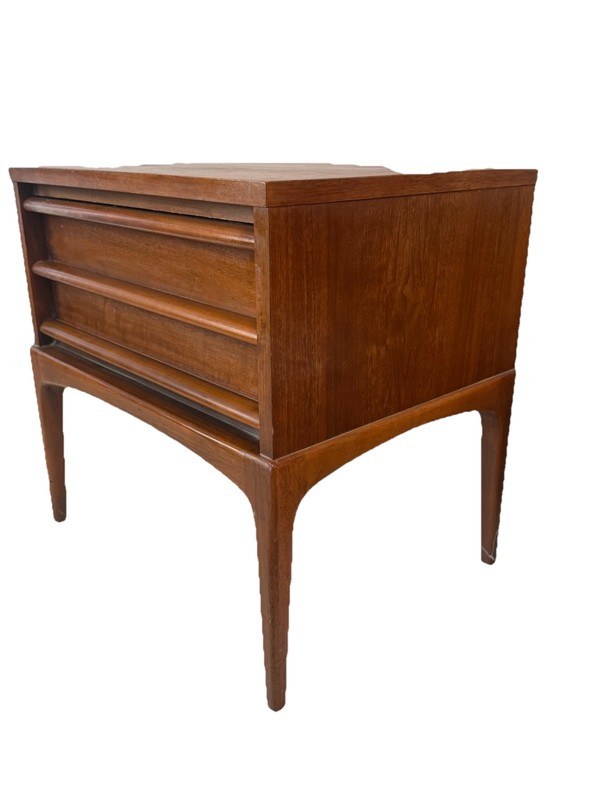 Original Mid-Century Lane Rhythm Series Walnut Nightstand End Table (99) gallery