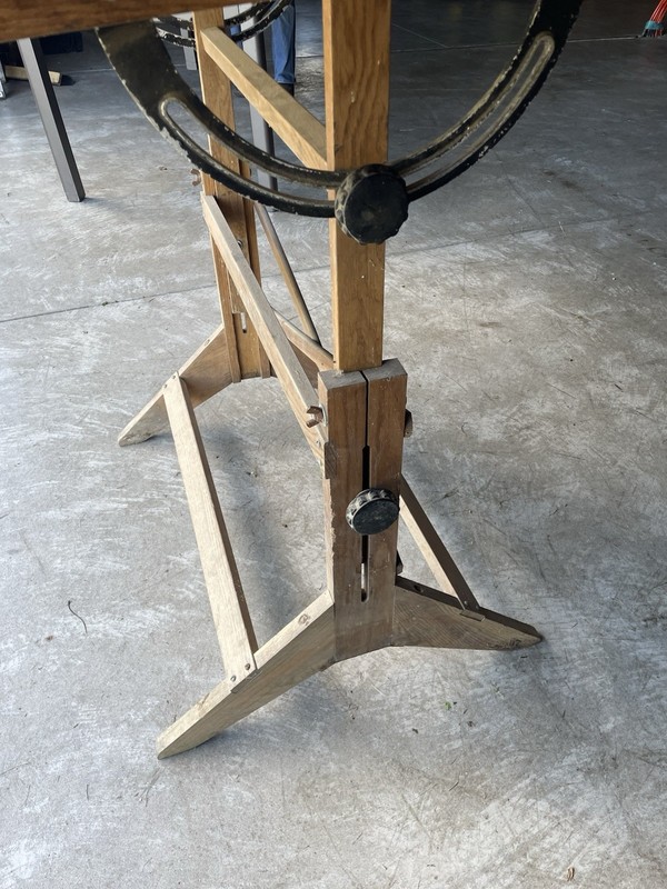 Vintage Wooden Drafting Table gallery