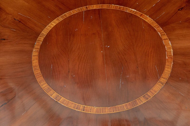 Vintage Alfonso Marina Custom Center Hall Pedestal Table gallery